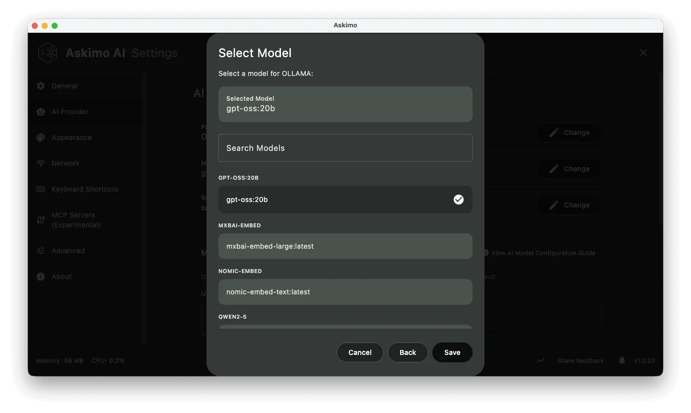 Select AI Provider