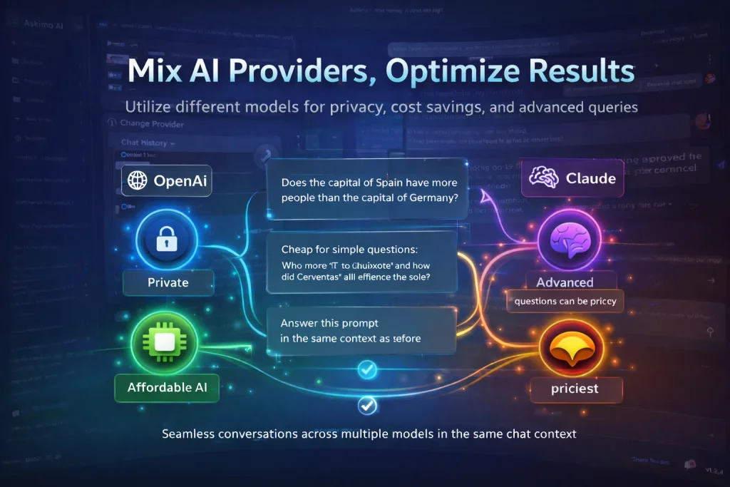 AI chat client supporting OpenAI ChatGPT, Anthropic Claude, Google Gemini, and Ollama local models